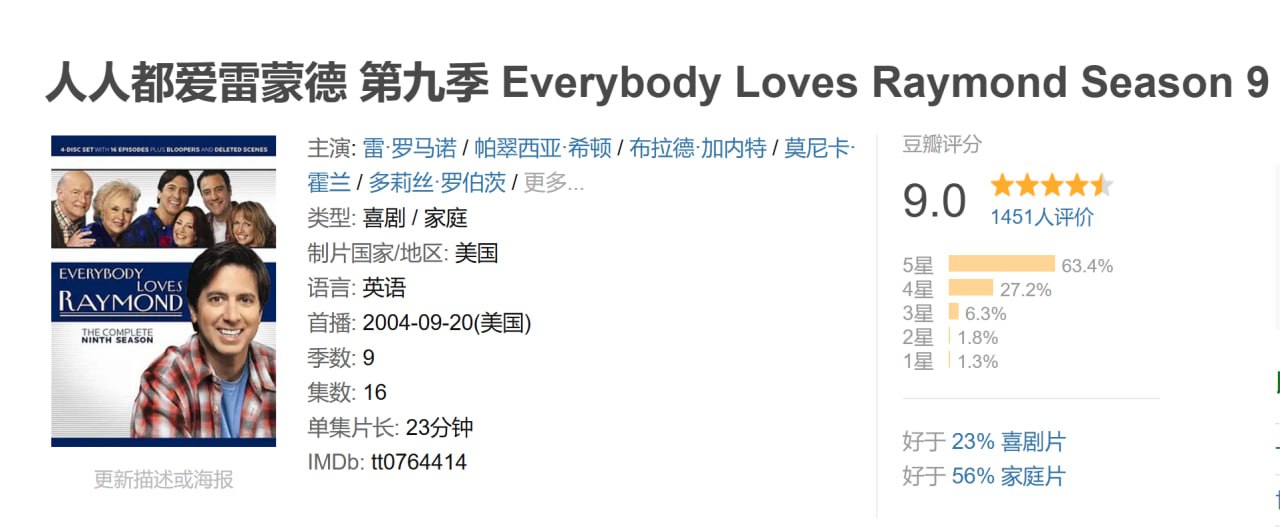 人人都爱雷蒙德 全9季 英语中字
