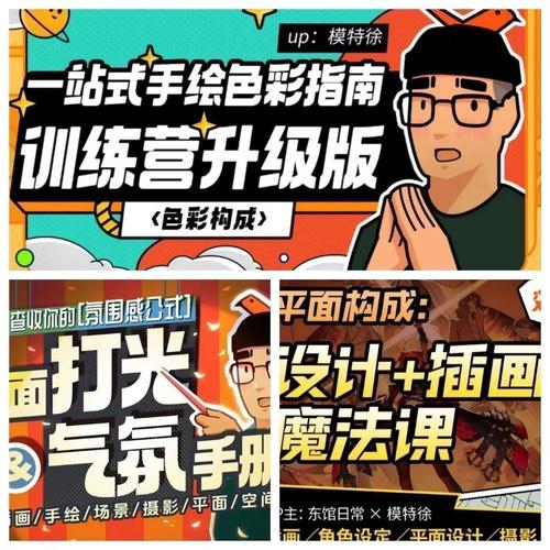 模特徐平面绘画课程合集插图 模特徐平面绘画课程合集